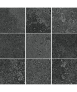 Lattia- ja Seinälaatta Kermos Limestone 10x10 cm Graphite 1,33m²/pkt