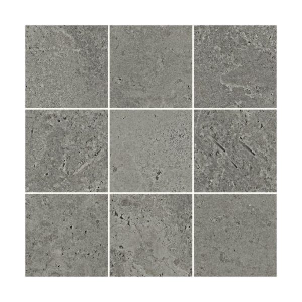 Lattia- ja Seinälaatta Kermos Limestone 10x10 cm Grey Matta 1,33m²/pkt