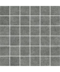 Lattia- ja Seinälaatta Kermos Semento 5x5 cm Anthracite 1,33m²/pkt