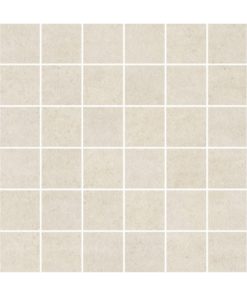 Lattia- ja Seinälaatta Kermos Semento 5x5 cm Cream Matta 1,33m²/pkt