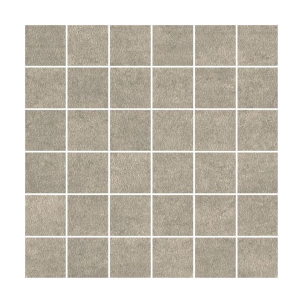 Lattia- ja Seinälaatta Kermos Semento 5x5 cm Mud Matta 1,33m²/pkt