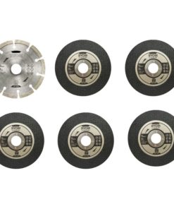 Laikkasarja Ryobi RAK6AGD125 6 kpl