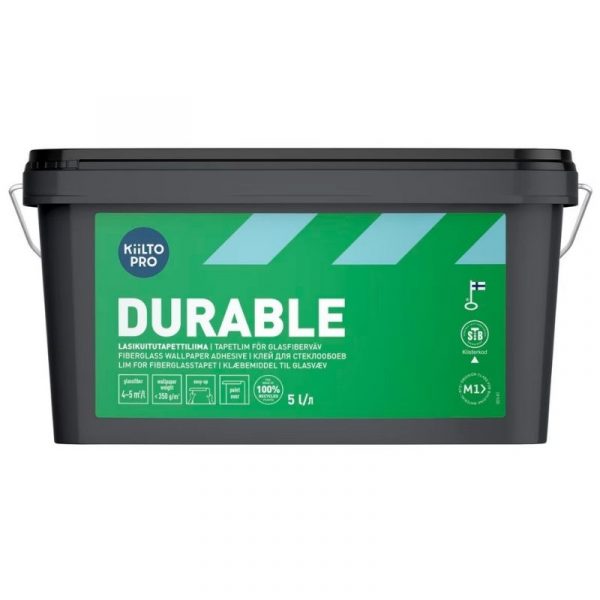 Lasikuitutapettiliima Kiilto Durable 5 l