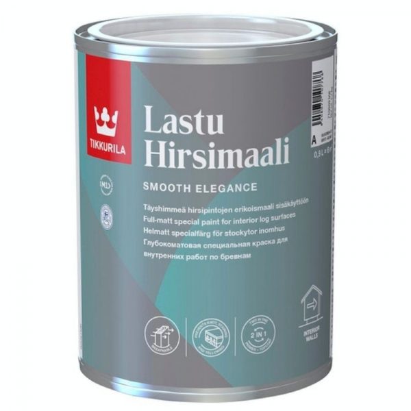 Hirsimaali Lastu 0,9 l valkoinen sävytettävissä