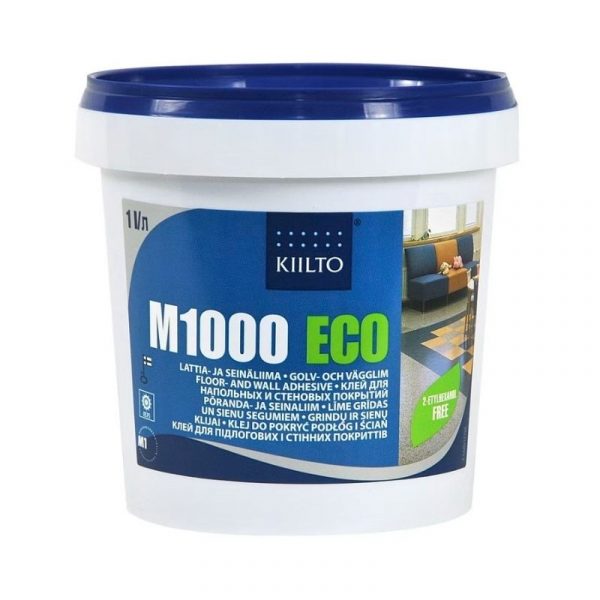 Lattia- ja seinäliima Kiilto M1000 Eco 1 l