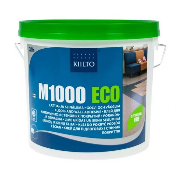 Lattia- ja seinäliima Kiilto M1000 Eco 3 l