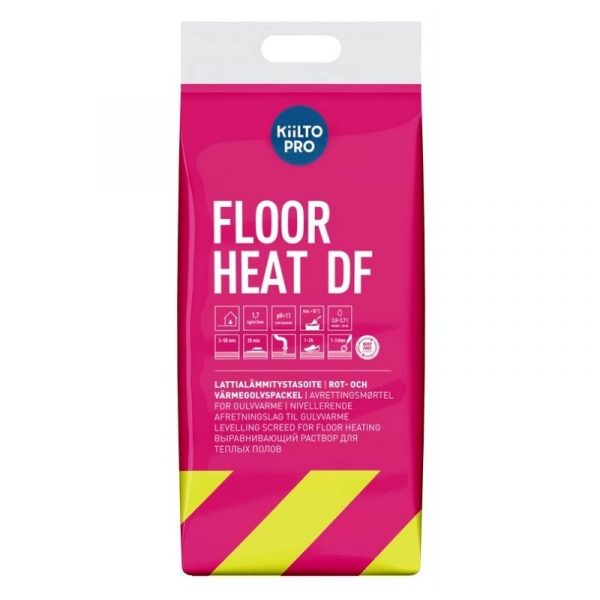 Lattialämmitystasoite Kiilto Floor Heat DF 20 kg