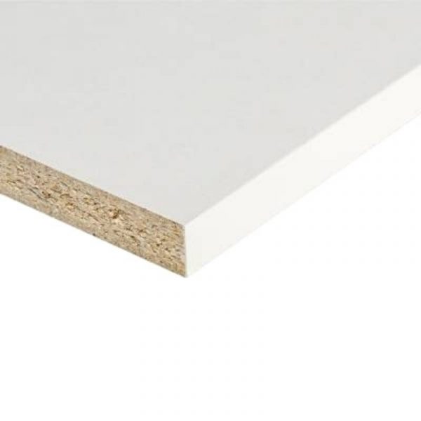 Melamiinilevy P2 16x1830x2750 mm 5,03 m² valkoinen