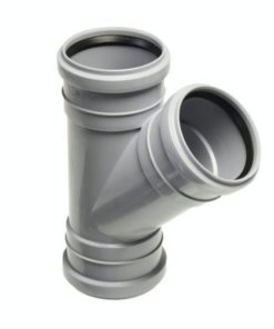 Muhvihaara Uponor HT 110/110x45° harmaa PP