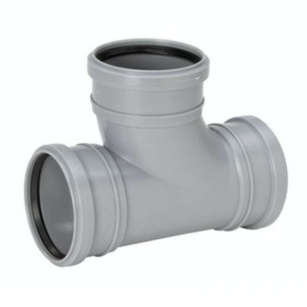 Muhvihaara Uponor HT 110/110-88,5° pyöristetty harmaa PP