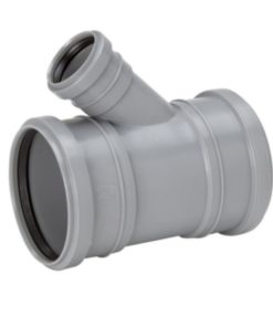 Muhvihaara Uponor HT 110/75x45° harmaa PP