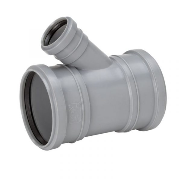 Muhvihaara Uponor HT 75/50x45° harmaa PP