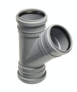 Muhvihaara Uponor HT 75/75x45° harmaa PP