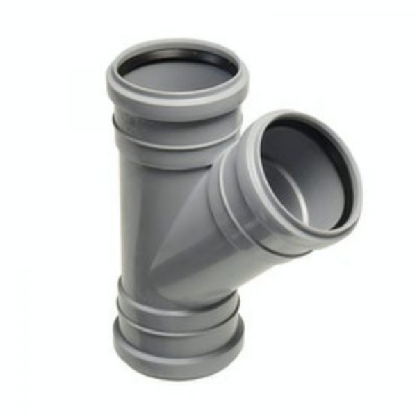 Muhvihaara Uponor HT 75/75x45° harmaa PP