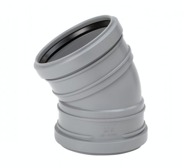 Muhvikulma Uponor HT 110x30° harmaa PP