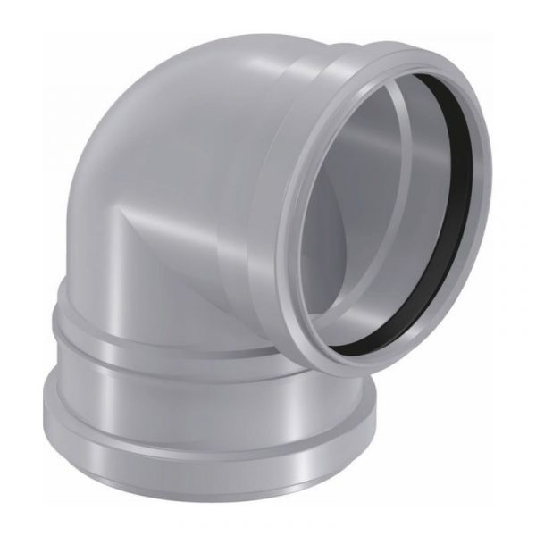 Muhvikulma Uponor HT 110x88,5° jyrkkä harmaa PP