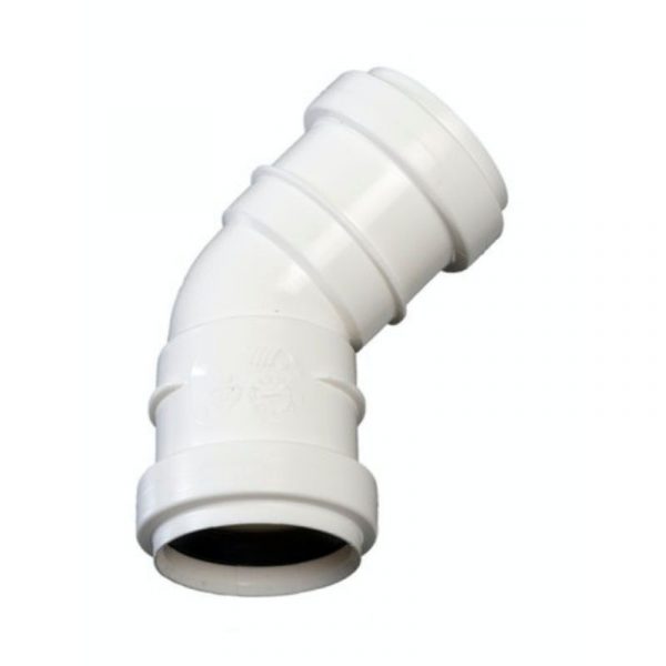 Muhvikulma Uponor HT 32x45° valkoinen PP