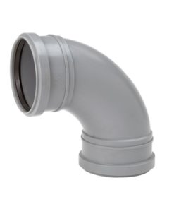 Muhvikulma Uponor HT 50x88,5° pyöristetty harmaa PP