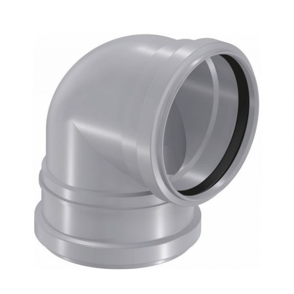 Muhvikulma Uponor HT 75x88,5° jyrkkä harmaa PP