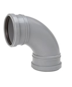 Muhvikulma Uponor HT 75x88,5° pyöristetty harmaa PP