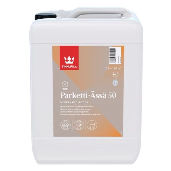 Lattialakka Parketti-Ässä 50 puolikiiltävä 10 l