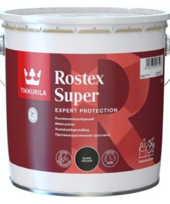 Ruosteenestomaali Rostex Super 3 l musta