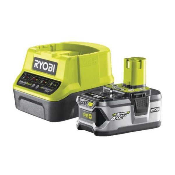 Akku- ja laturipaketti Ryobi RC18120-140 18V ONE+ 4,0Ah