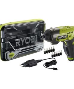 Ruuvinväännin Ryobi Ergo 4V USB-lataus+laukku
