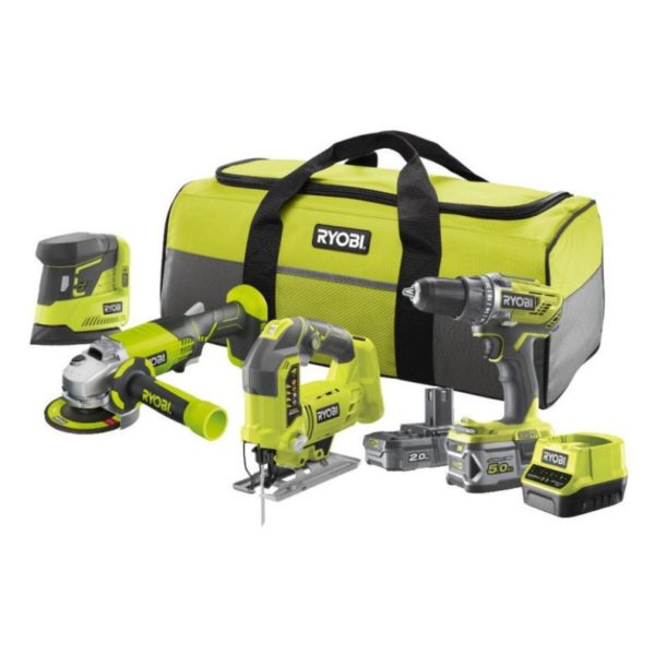 Rakentajansetti Ryobi R18CK4B-252S 18V ONE+