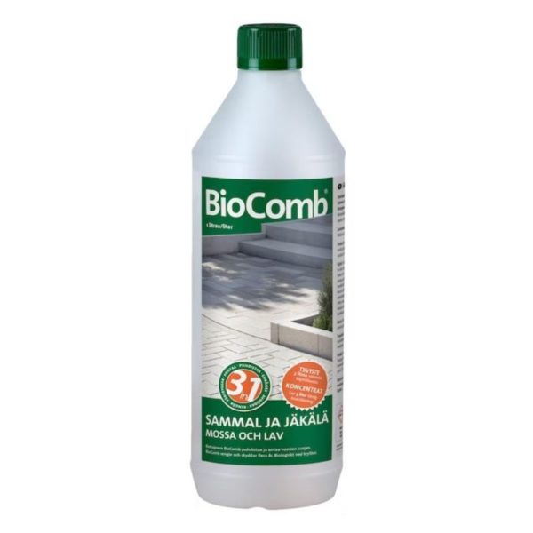 Sammal- ja jäkäläpesu BioComb 1 l