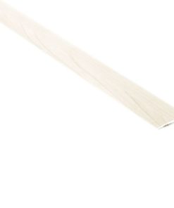 Saumalista Dione tarra 38 mm 0,9 m alumiini valkoinen tammi B2 WO 90