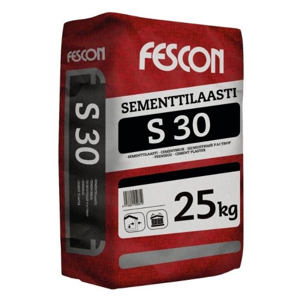Sementtilaasti Fescon S30 53020 25 kg