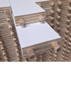 Sidelista 1067x51x18 mm valkoinen