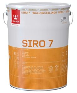 Seinämaali Siro 7 18 l valkoinen himmeä