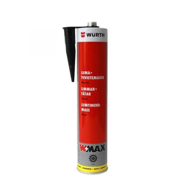 Liima- ja tiivistemassa V+Max 310 ml musta