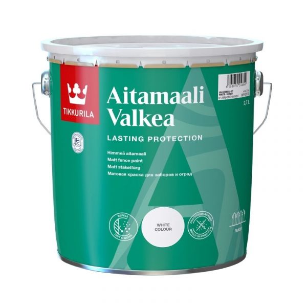 Aitamaali 2,7 l valkoinen valmisväri