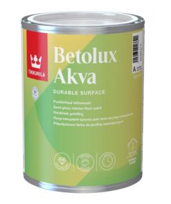 Lattiamaali Betolux Akva 0,9 l A valkoinen sävytettävissä