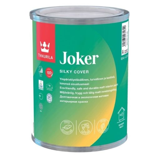 Sisustusmaali Joker 0,9 l A valkoinen sävytettävissä