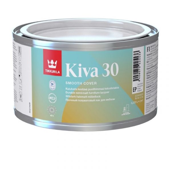 Kalustelakka Kiva 30 puolihimmeä 0,225 l sävytettävissä