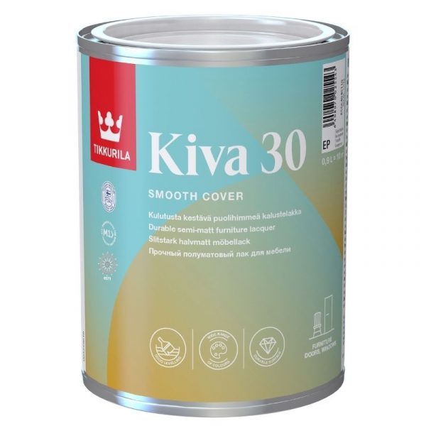 Kalustelakka Kiva 30 puolihimmeä 0,9 l sävytettävissä