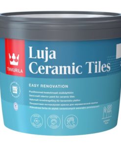 Kaakelimaali Luja Ceramic Tiles 2,7 l A valkoinen sävytettävissä