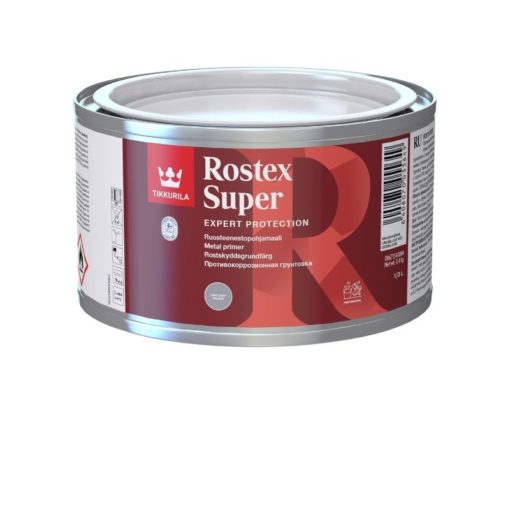 Ruosteenestomaali Rostex Super 0,3 l vaalean harmaa