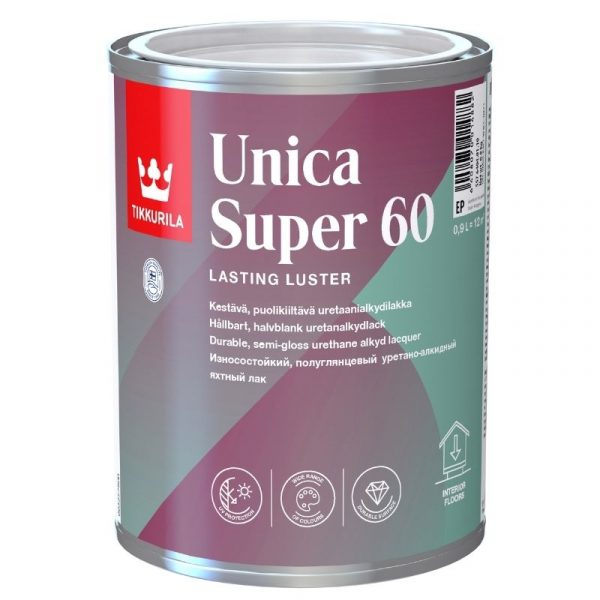 Lakka Unica Super 60 puolikiiltävä 0,9 l sävytettävissä