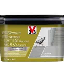 Kaakelimaali V33 lattioille 2 l Titanium